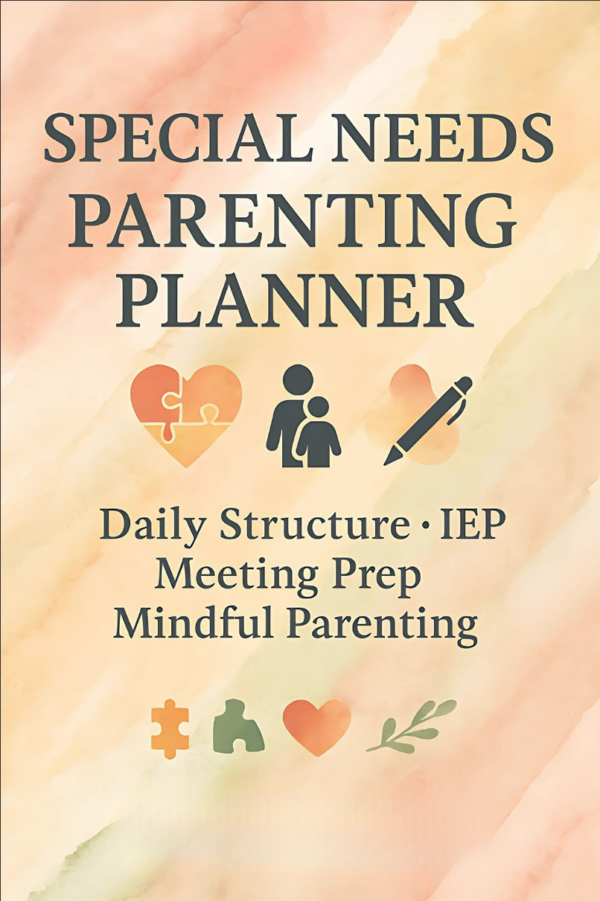 Special Needs Parenting Planner – Your Calm, Organized Support System