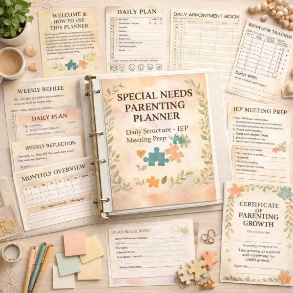 Special Needs Parenting Planner