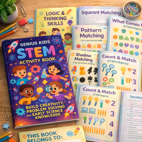 Genius Kids STEM Activity Book
