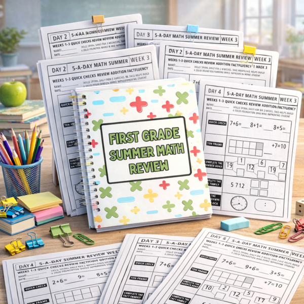 First Grade Summer Math Review