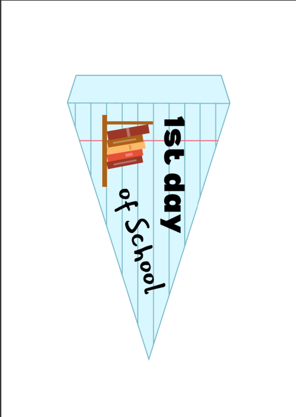 First Day of School Template Page