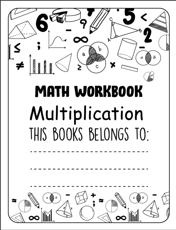 Multiplication Math Workbook