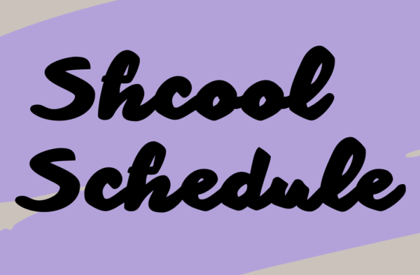 School Schedule – Weekly Planner