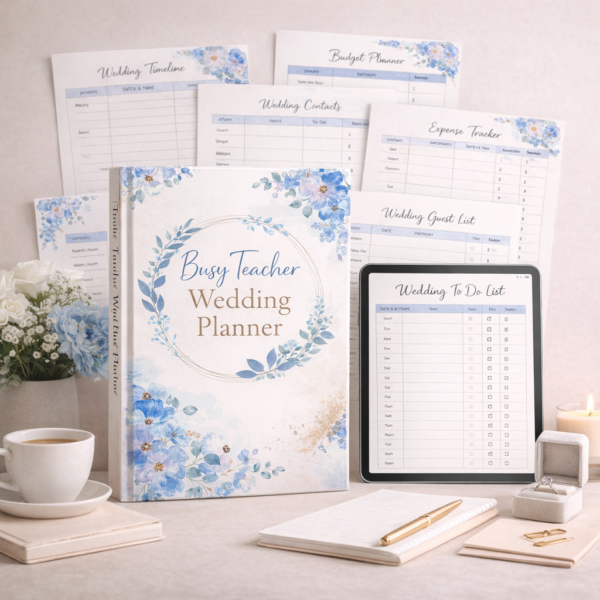 Busy Teacher Wedding Planner - The Organised Bride Workbook
