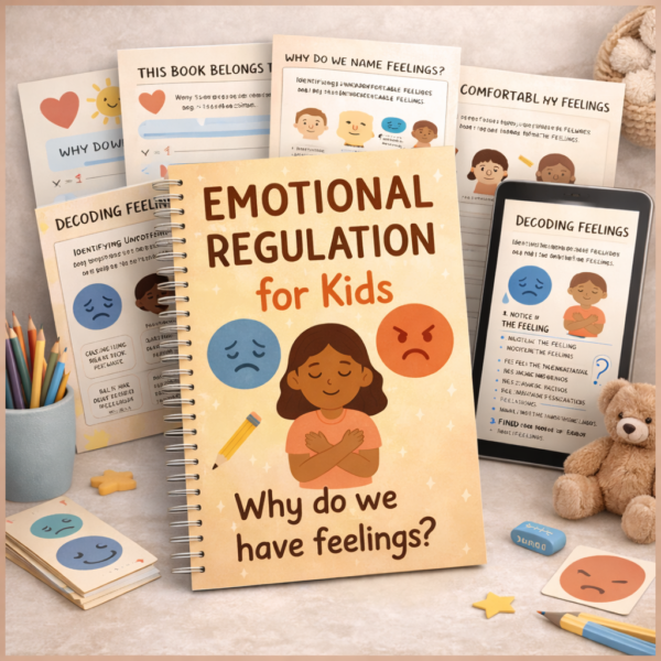 Emotional Regulation Workbook for Kids