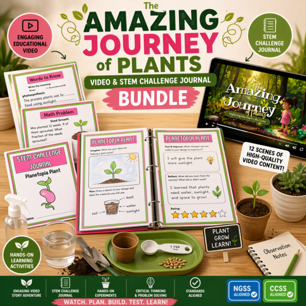 The Amazing Journey of Plants: Planetopia Plants STEM