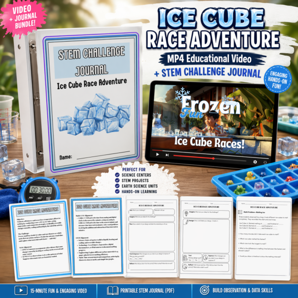 Ice Cube Race STEM Challenge Bundle