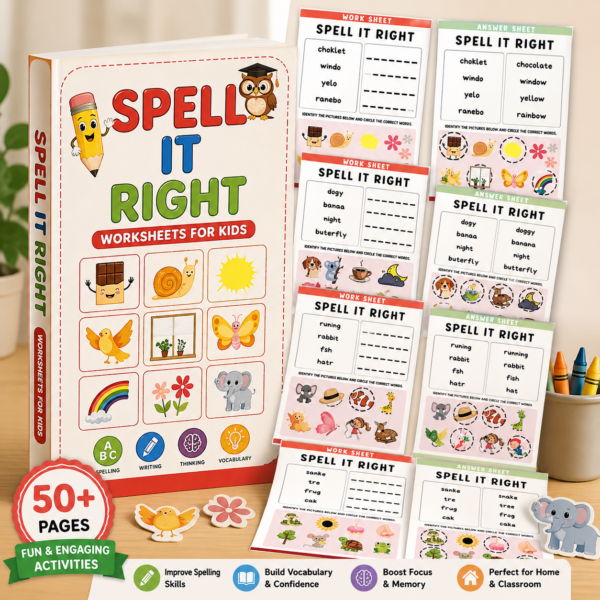 Spell It Right Worksheets