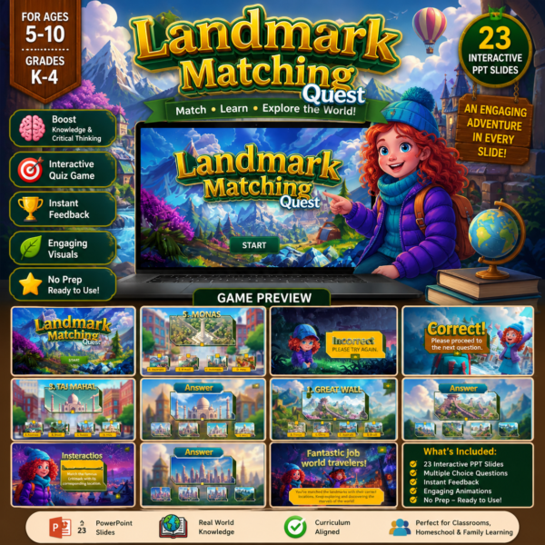 Landmark Interactive Matching Game